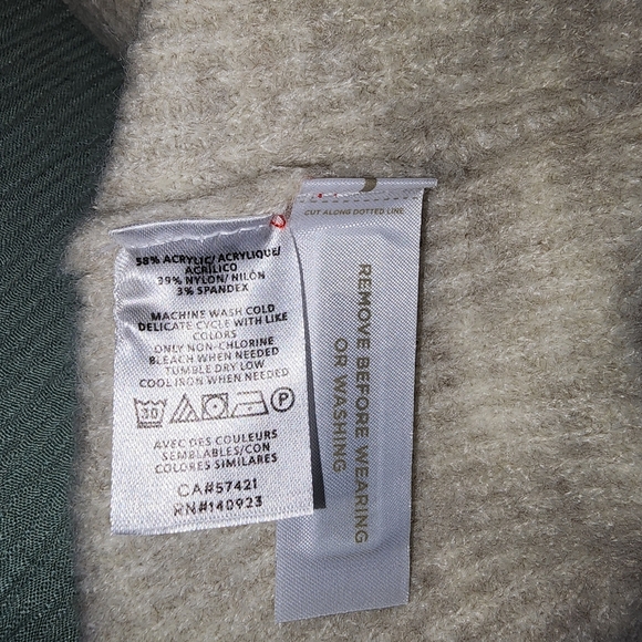 Loft Beige/Tan Sweater Dress Turtleneck Long Sleeve Women's Size X Small NWOT - Picture 6 of 6